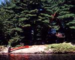 Cottage in the summer