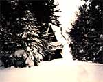 Cottage in the winter
